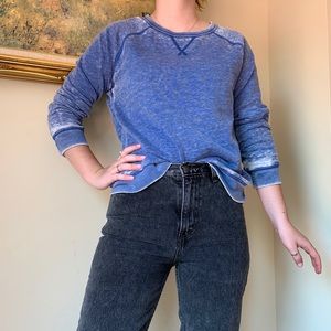 light blue sweatshirt